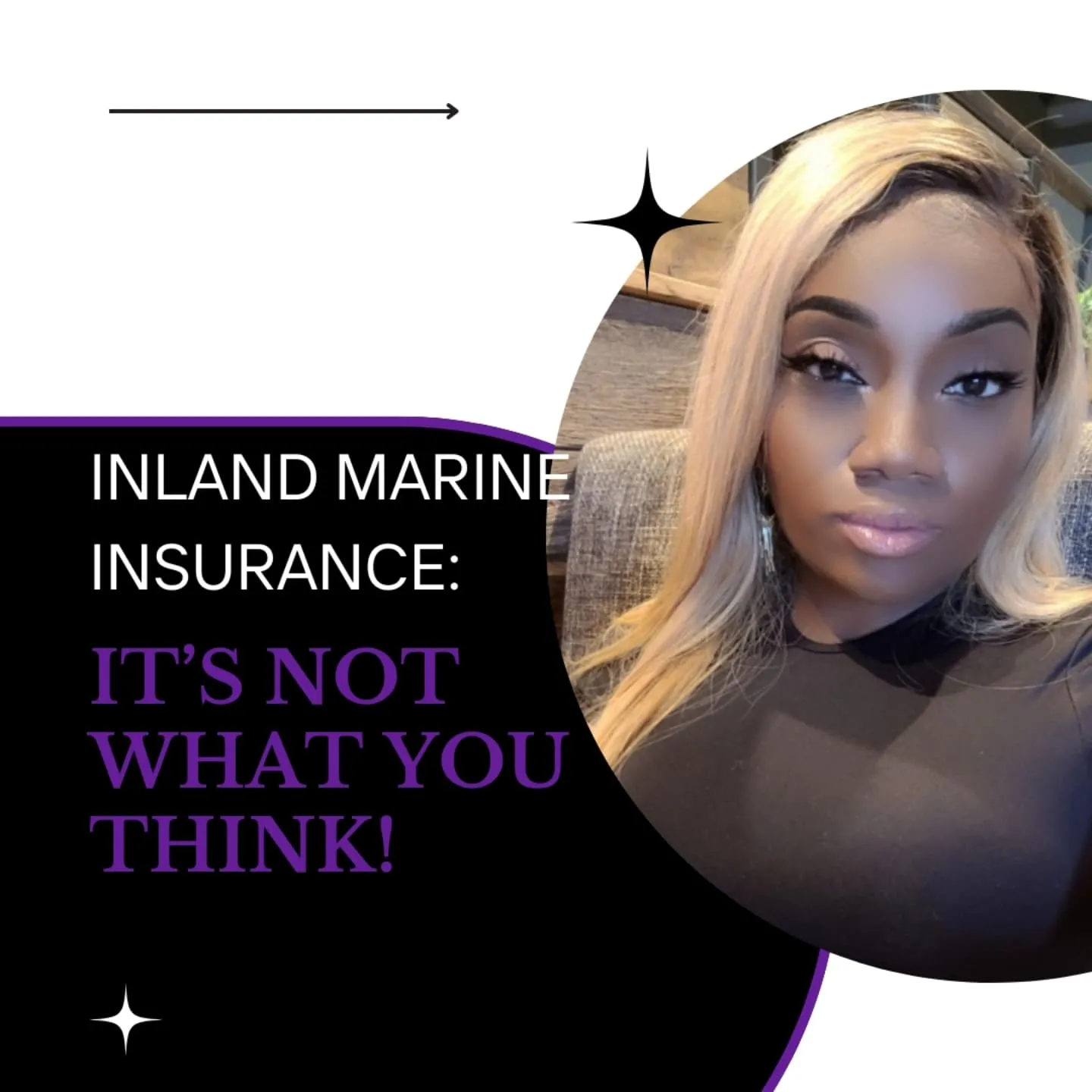 Cover slide reading "Inland marine insurance: it's not what you think!"