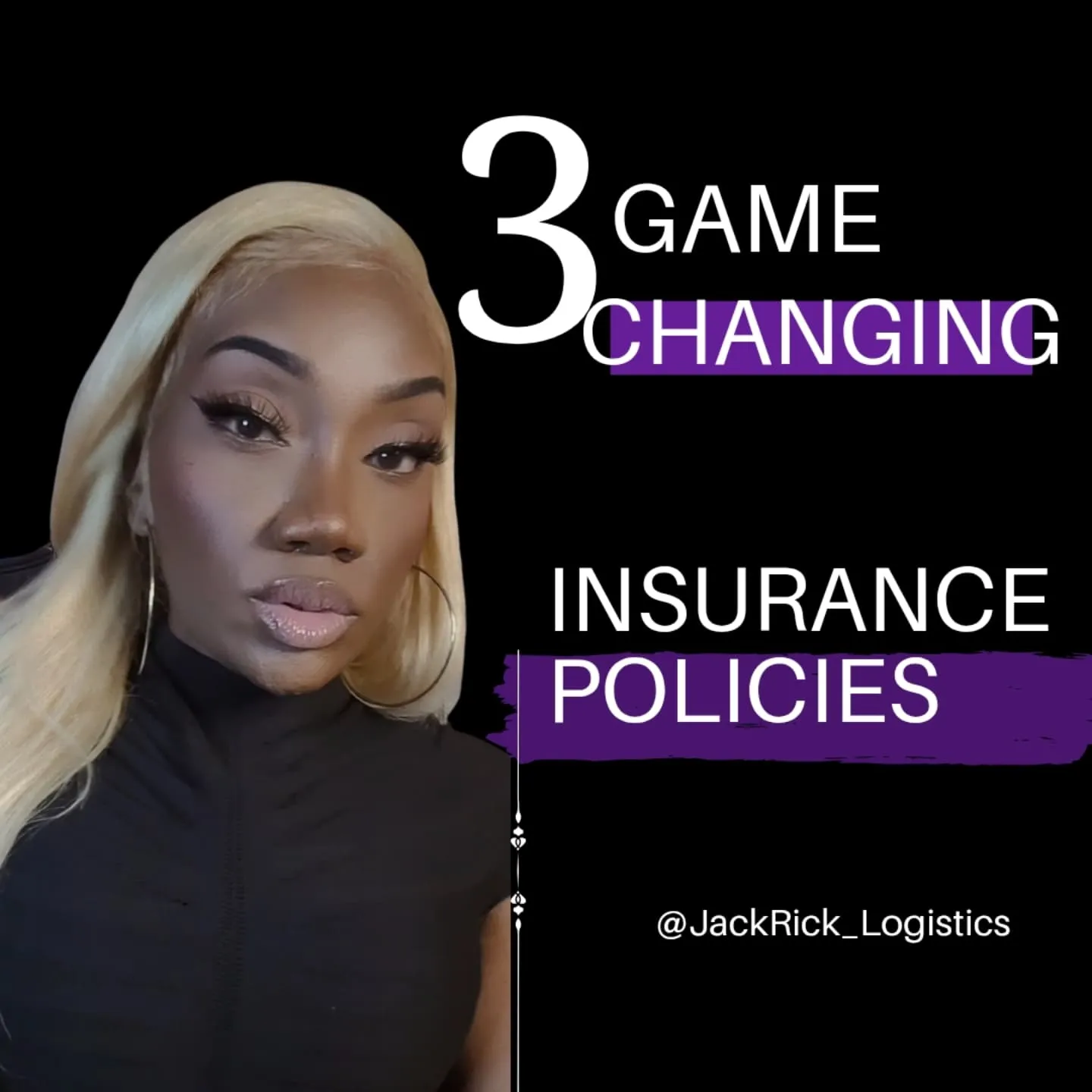 Cover slide reading "3 Game Changing Insurance Policies".
