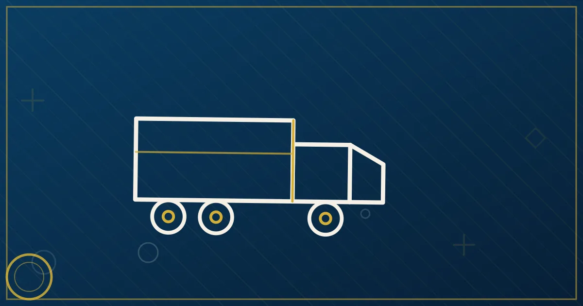 Line-art paver laying a fresh black ribbon with dump trucks queued in dotted sequence and a thermometer icon