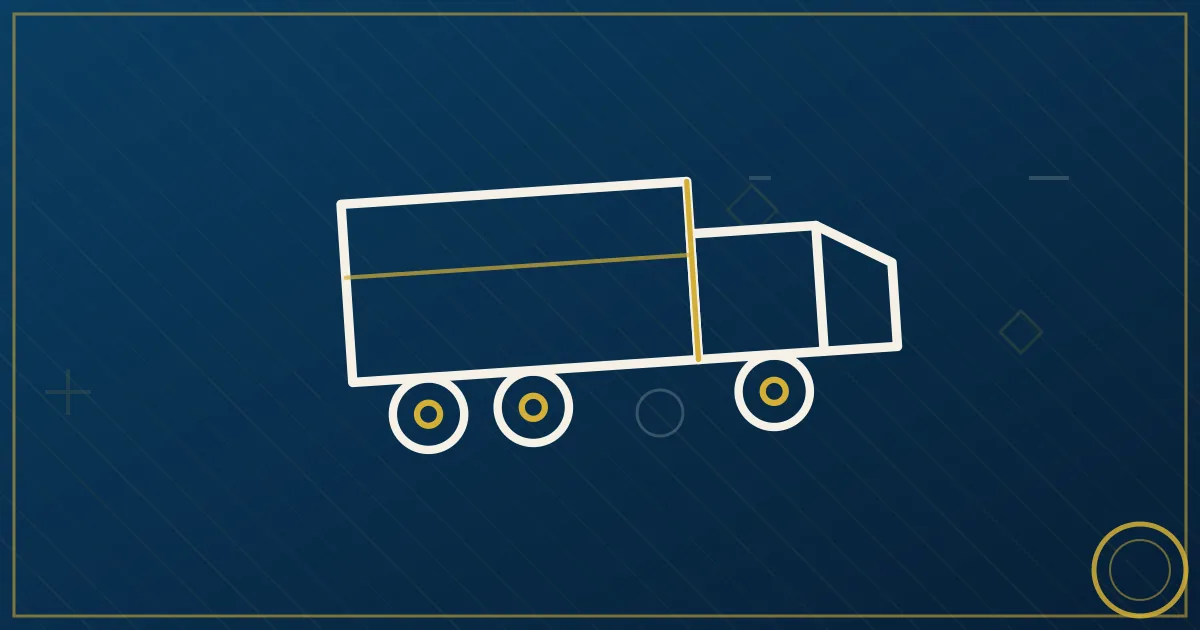 Highway speed limit sign beside a semi-truck on an interstate, illustrating CDL speeding ticket consequences