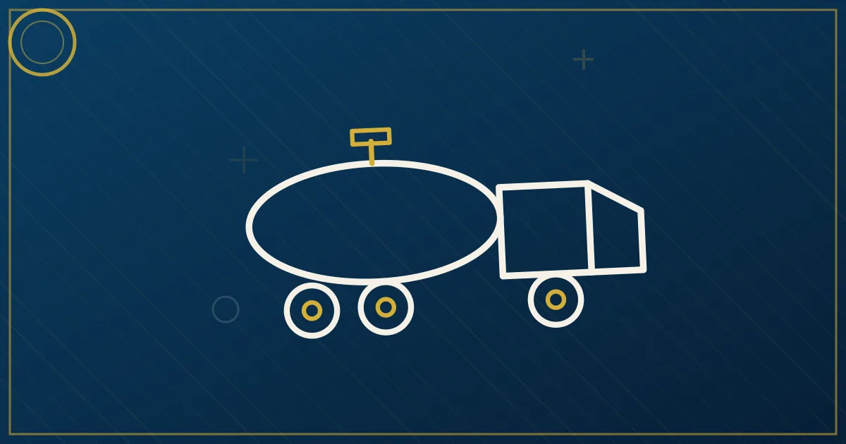 Line-art tank trailer with a hazard-diamond badge, checklists radiating around it: papers, placards, wash ticket, training