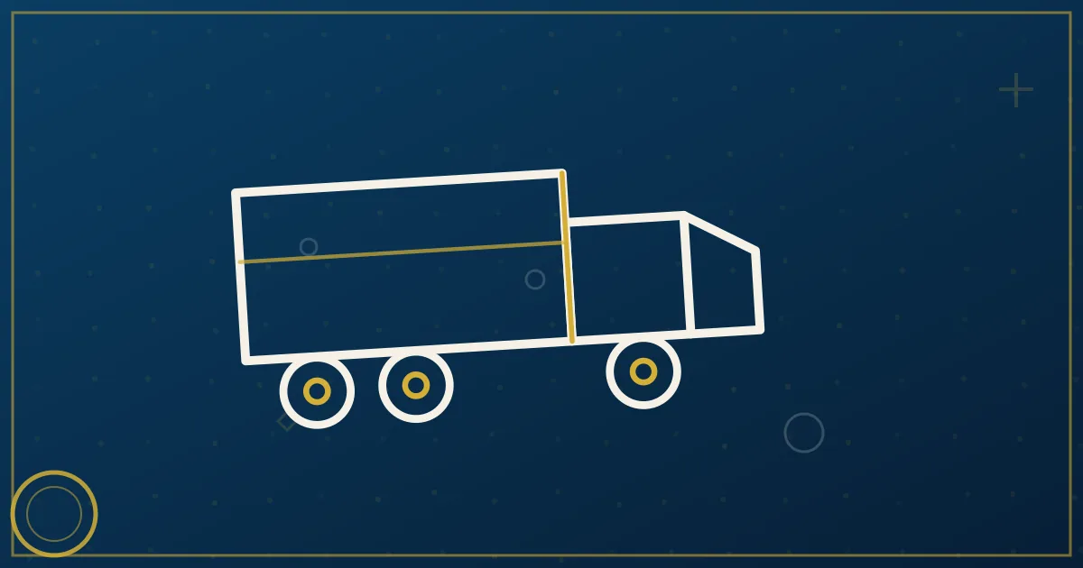 Semi truck on a familiar highway route through rolling hills, representing steady dedicated lane freight