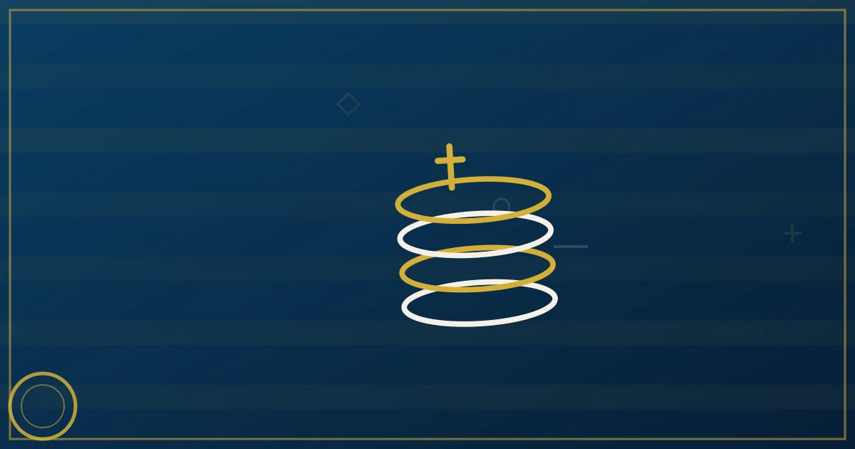 Two parallel pipelines, one with freight boxes and one with dollar coins, merging into one truck, lapis blue and gold