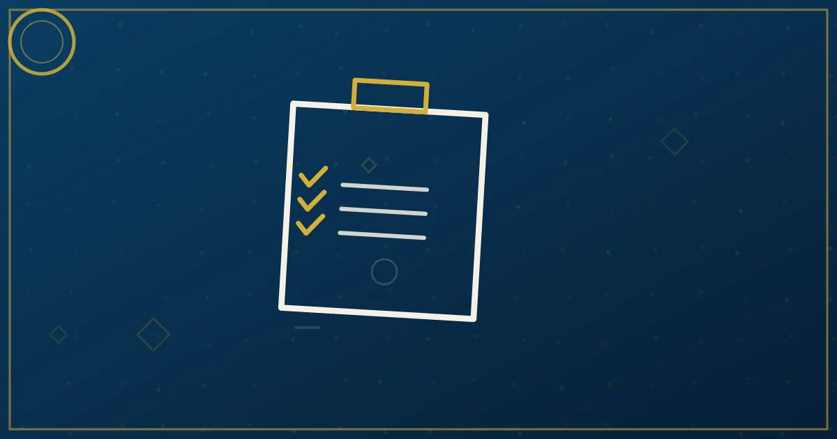 Illustration of a CDL training school checklist with a magnifying glass over an FMCSA registry badge