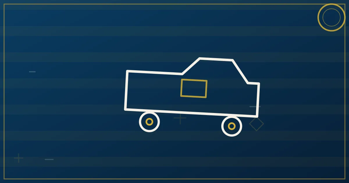 Expedited sprinter van and team semi staged for urgent deadline freight in expedited trucking service