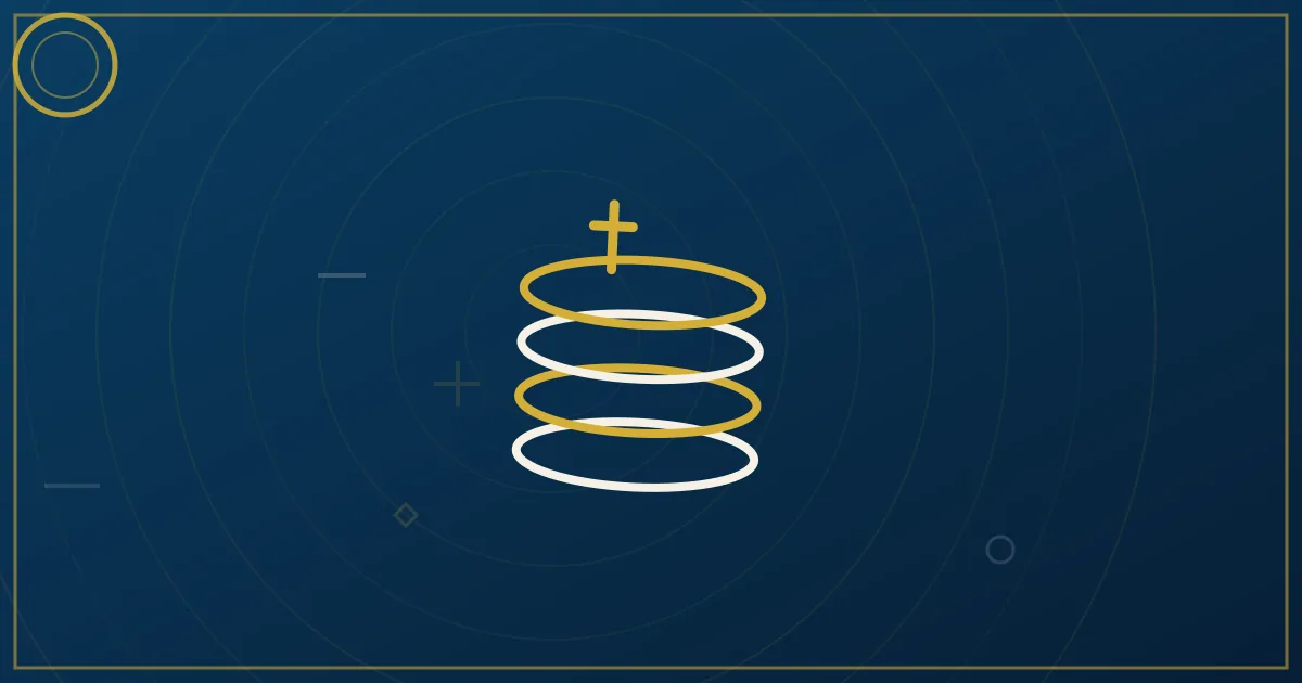 Lapis-blue and gold illustration of a semi truck with flowing invoice documents turning into currency symbols