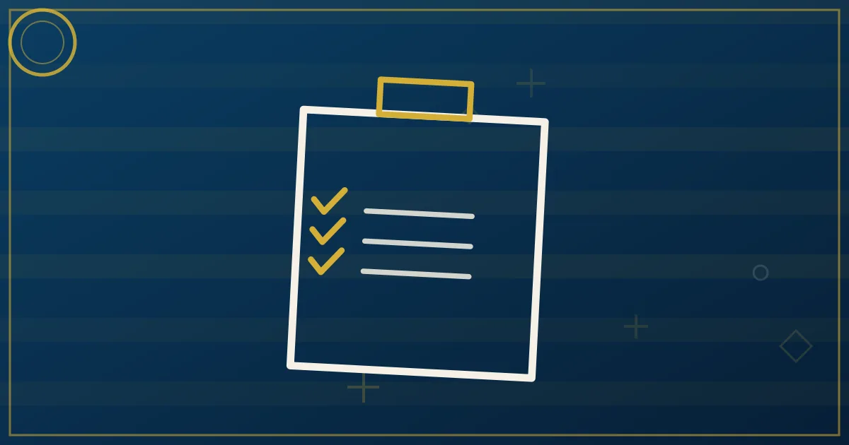 Lapis-blue and gold illustration of a computer screen showing a carrier authority record with a checkmark, MC lookup theme