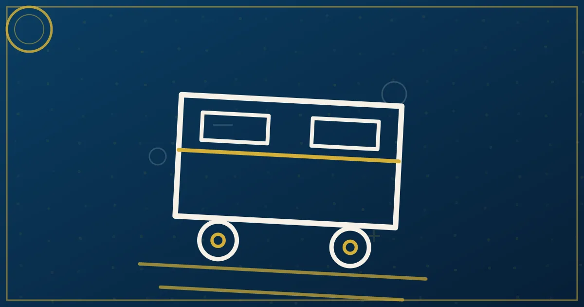 Container truck at a terminal gate with a turn-sequence diagram, bridge-tunnel arc, and appointment clock overlay