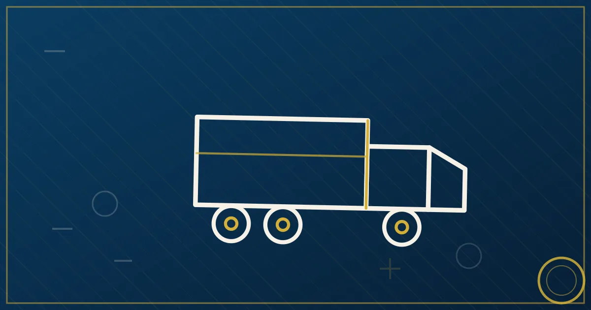 Red semi-truck driving on a desert interstate highway under intense summer sun with heat shimmer rising from the pavement