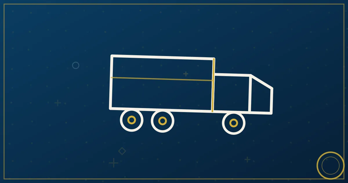 A semi tractor driving without a trailer on an open highway at dusk, illustrating bobtail insurance for non-dispatch driving